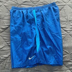 Nike Mens Challenger Printed Shorts XXL Blue